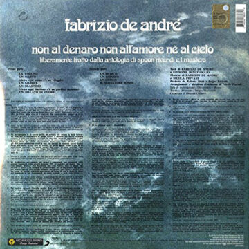 Non al denaro, non all'amore, nè al cielo - Fabrizio De André