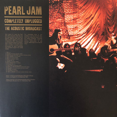 Pearl Jam - Completely Unplugged - The Acoustic Broadcast - SEALED